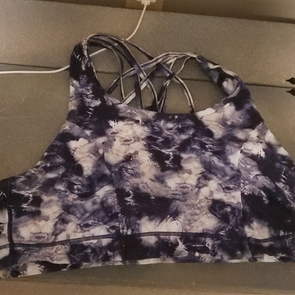 Super cute tie dye sports bra